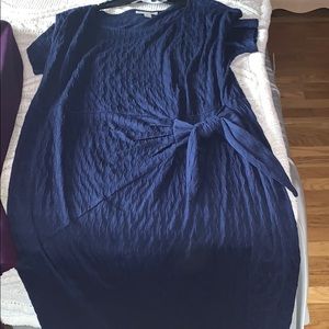 Blue dress never been worn with tags size large